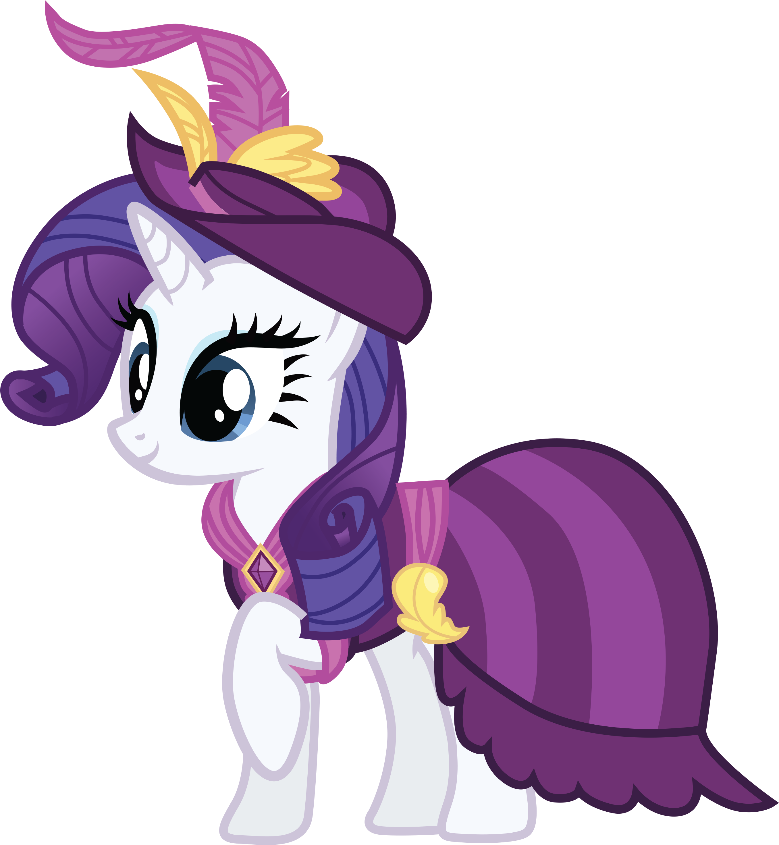 Rarity Applejack Twilight Sparkle Purple Mammal Violet - My Little Pony Rarity Dress (2801x3000), Png Download