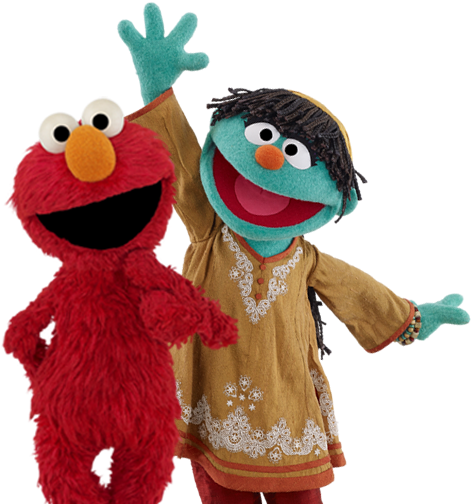 Sesame Street Raya Colors (590x509), Png Download