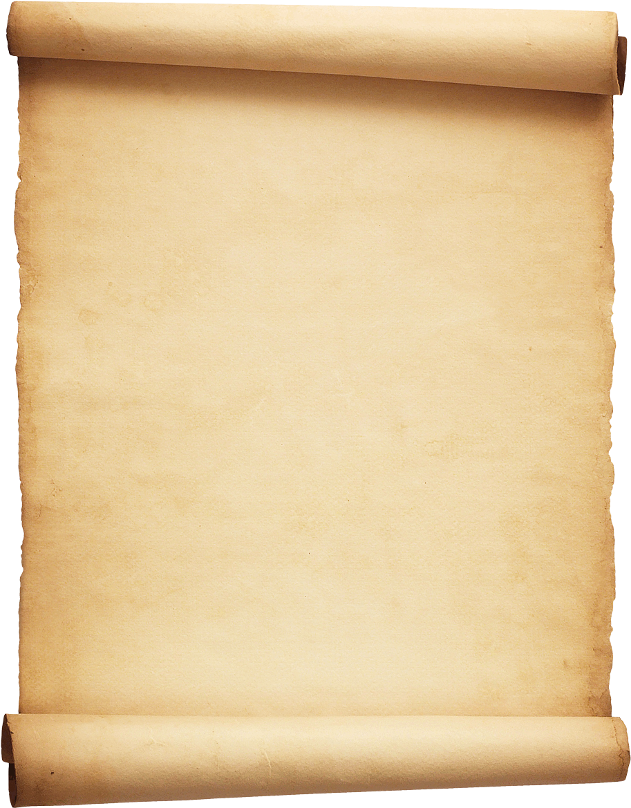 Scroll Png Image - Message Scroll Png (1000x1252), Png Download