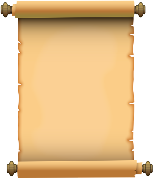 Scroll Paper Png Image - Old Note Paper Png (516x600), Png Download