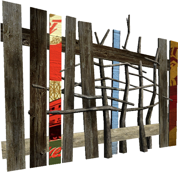 Wooden Fence - Wooden Wall Transparent Png (758x722), Png Download