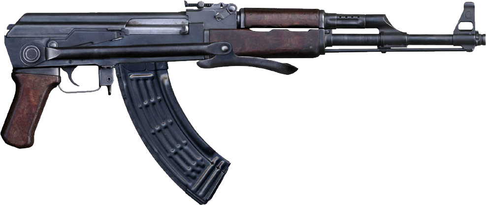 Ak-47 Kalashnikov Png - Ak 47 Gun (987x416), Png Download