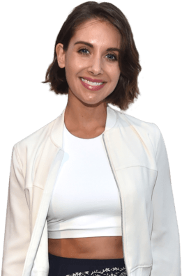 Banner Free Download Alison Brie S Glow - Alison Brie No Makeup Glow (330x412), Png Download