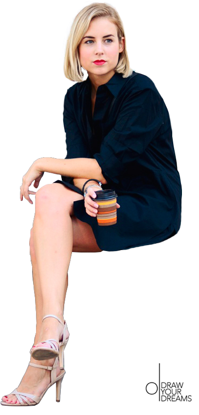 People Cutout, Cut Out People, Real People, People - People Sitting Cut Out (474x894), Png Download