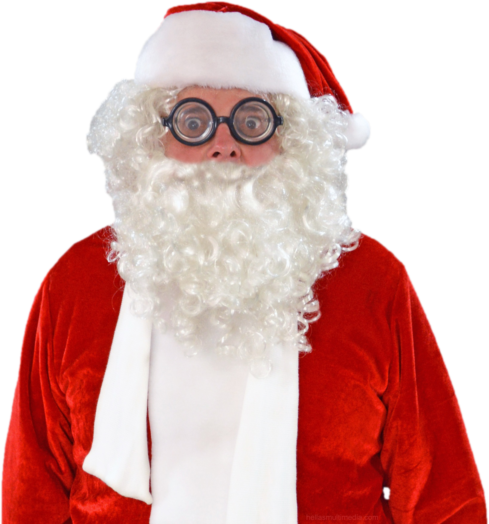 Santa Claus Funny Png (1626x1744), Png Download