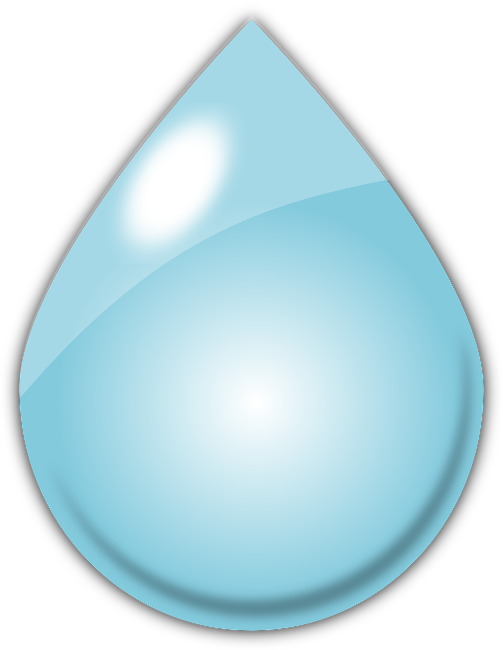 Raindrop Template - Rain Drop Clipart Png (800x800), Png Download