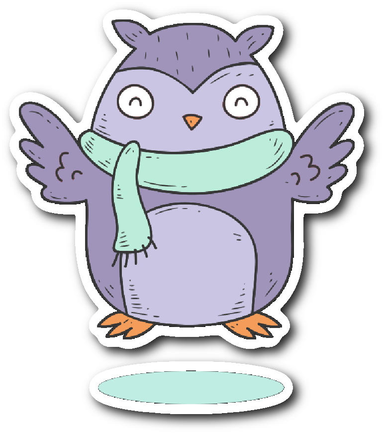 Cute Animals In Winter Clothes - Clothing (1064x1064), Png Download