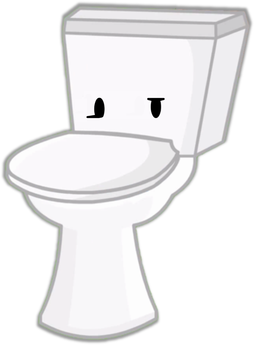 Toilet - Battle For Dream Island Toilet (841x1130), Png Download