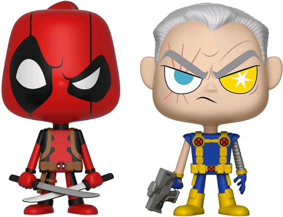 Deadpool & Cable Vynl - Vinyl Deadpool Cable (600x600), Png Download