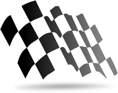 Sports Checkered Flag Png - Banderas De Carreras Png (400x312), Png Download