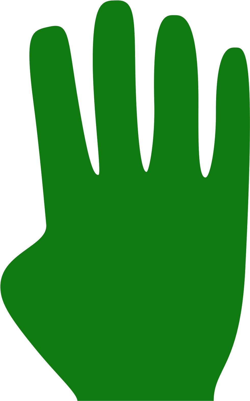 Four Fingers Icon - Icon (1600x1600), Png Download