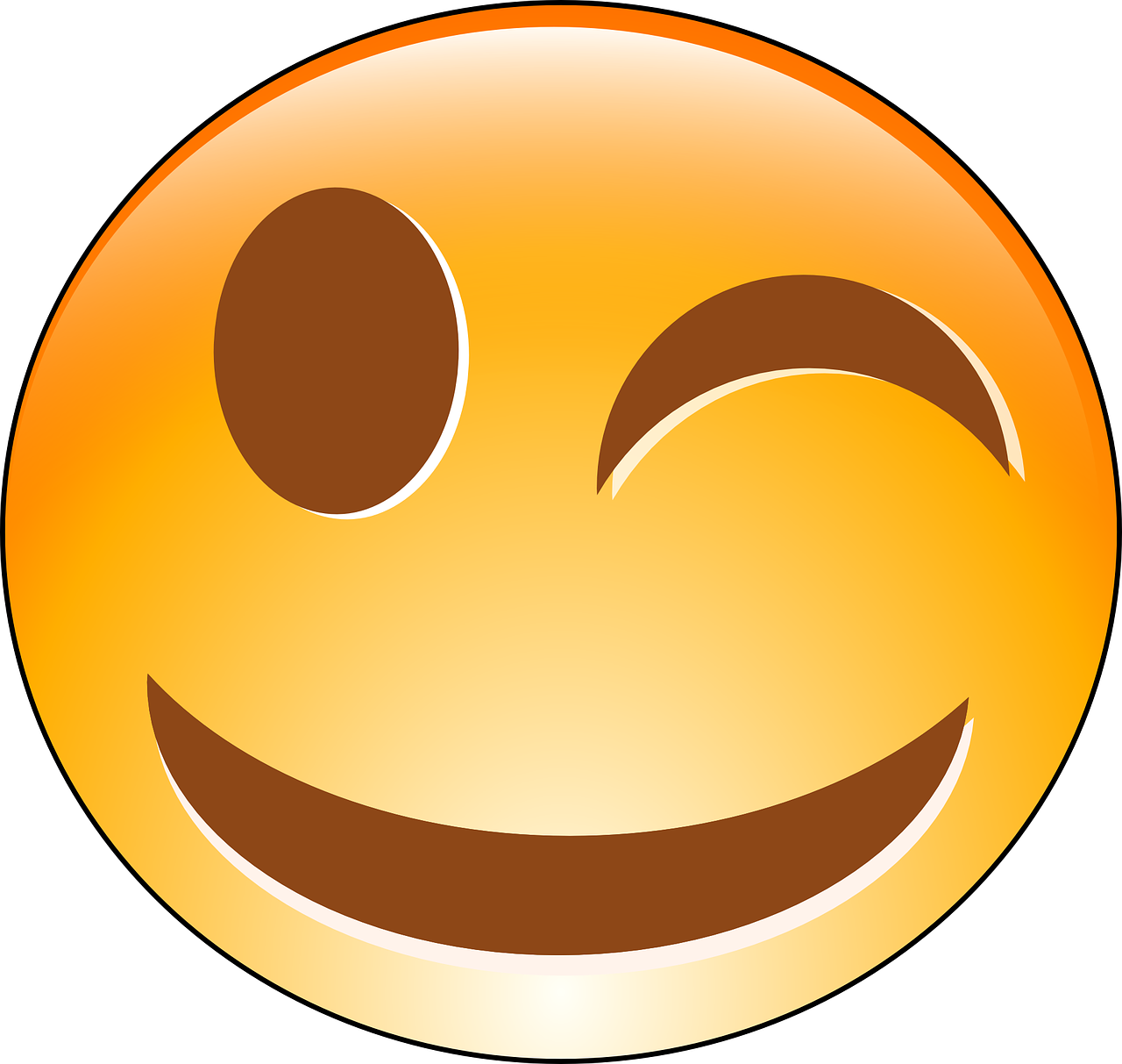 Laughing Smiley Clip Art - Laughing Smiley Face (558x599), Png Download