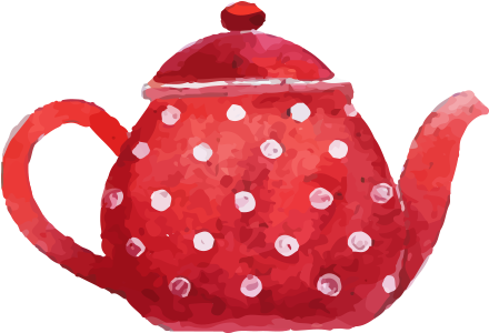 Watercolor Teapot Png - Watercolor Paintings Of Tea Pots (500x500), Png Download