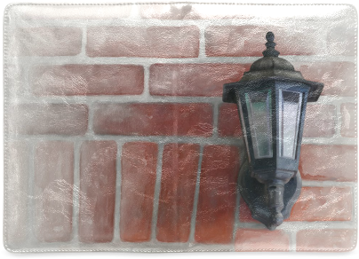 Lamp, Red Brick Custom Notebook A5 - Wall (500x500), Png Download