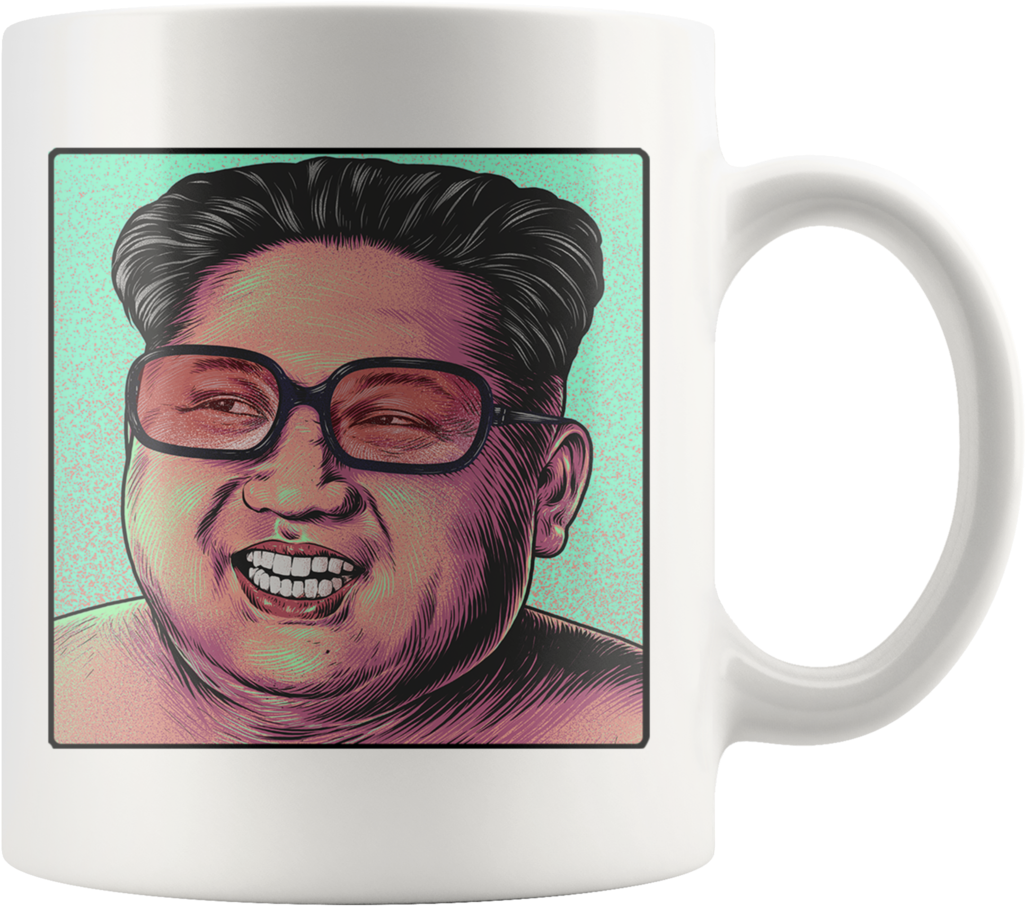 Happy Kim Jong Un Mug - Mug (1060x1060), Png Download