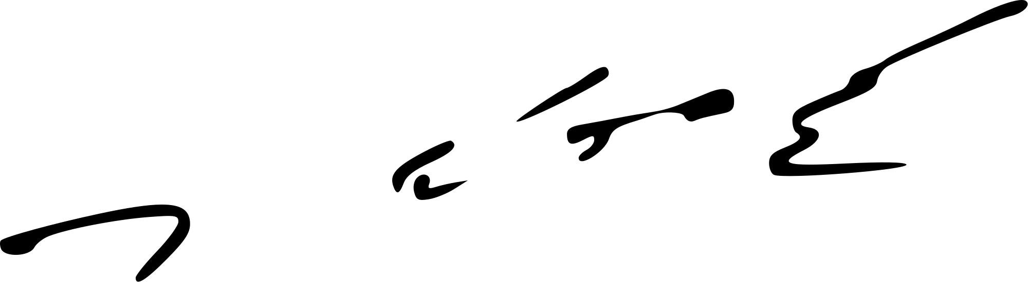 Open - Handtekening Kim Jong Un (2000x550), Png Download