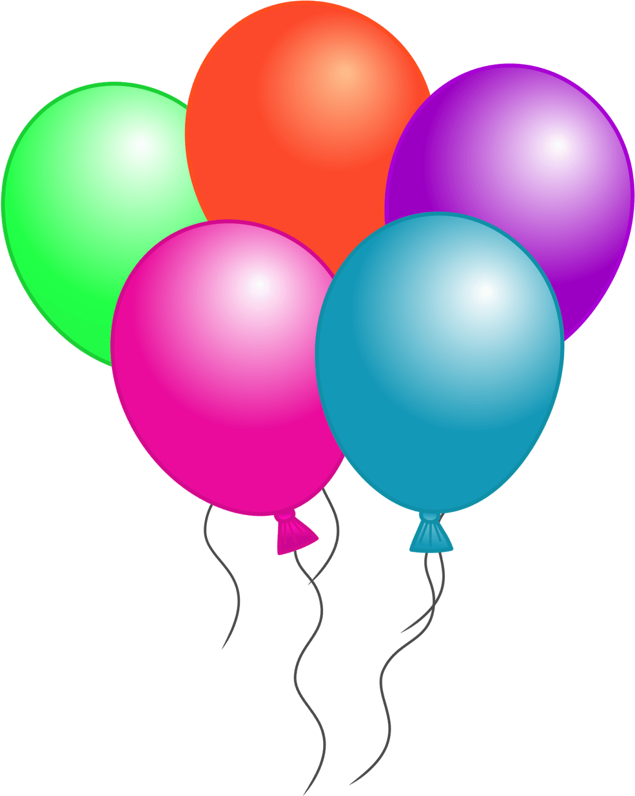 Free Birthday Balloon Clip Art Free Clipart Images - Balloon Clipart (822x1024), Png Download