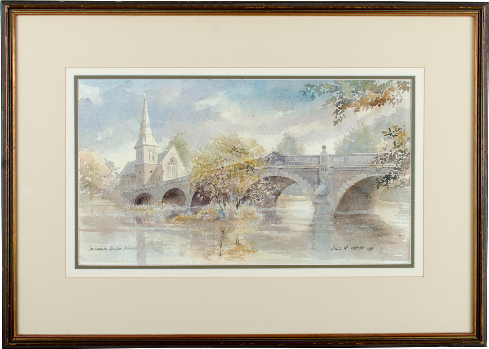 The English Bridge, Watercolor On Chairish - Painting (2000x2000), Png Download