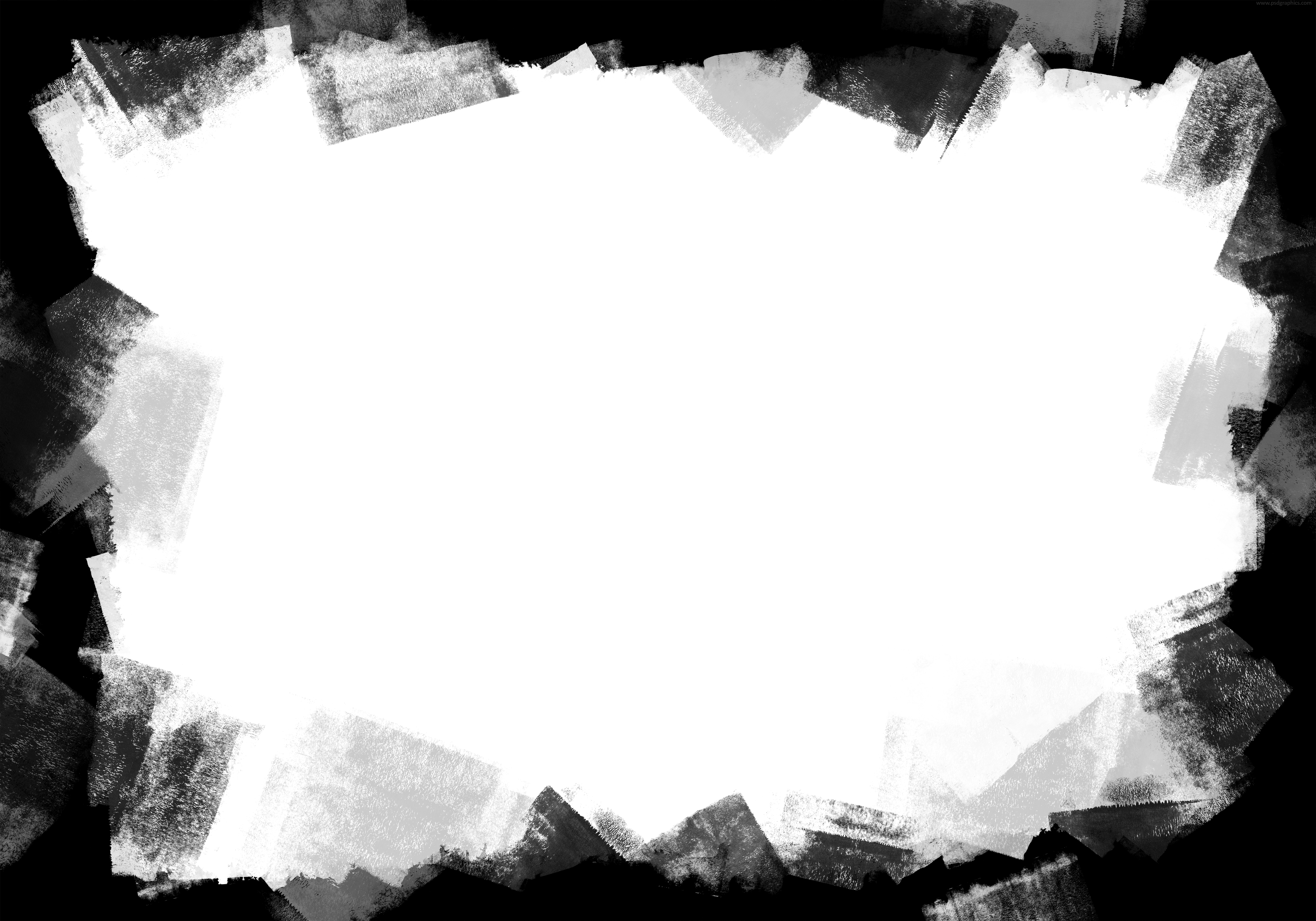 Paint Frame And Jpg Transparent Download - Modern Photo Frame Png (5000x3500), Png Download