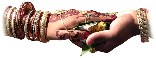 Hindu Clipart Indian Welcome Hand - Wedding Hands Images Png (640x427), Png Download
