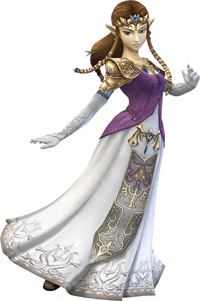 Princess Zelda - Princesa Zelda Twilight Princess (399x599), Png Download