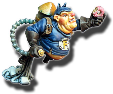 Fatman - Cartoon (493x418), Png Download