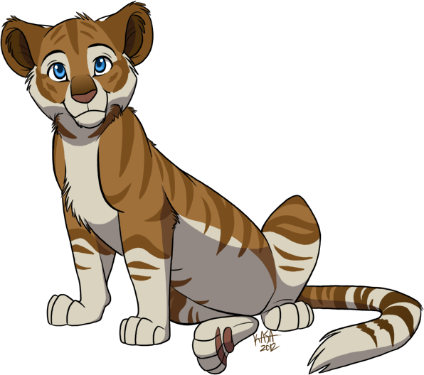 Oc Nala - Drawing (596x528), Png Download