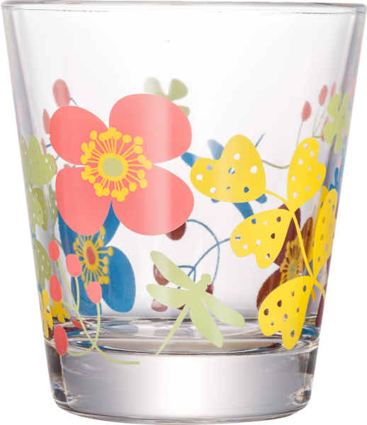 Friends Garden Water Glass - Insect (518x600), Png Download