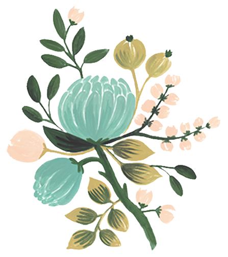 Blue From Rifle Paper Co - Rifle Paper Co Botanical (540x540), Png Download