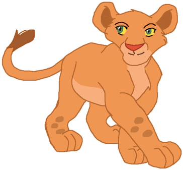 Cub Nala By Andrewshilohjeffery - Lion (395x350), Png Download