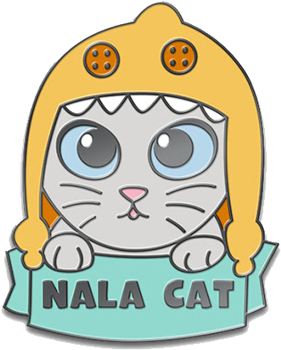 Nala Cat Enamel Pin - Lapel Pin (378x450), Png Download