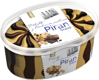 A Creamy Texture And An Excellent Taste - Sladoled Piran (480x379), Png Download