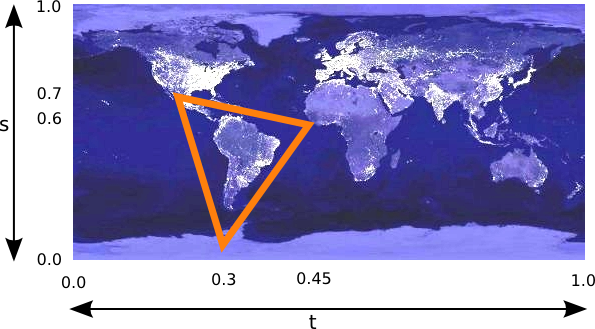 These Coordinates In The Image, Expressed In Terms - Earth Looks At Night (595x329), Png Download