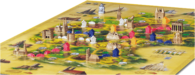 Deutschland-catan - Catan Geographies Germany (652x254), Png Download