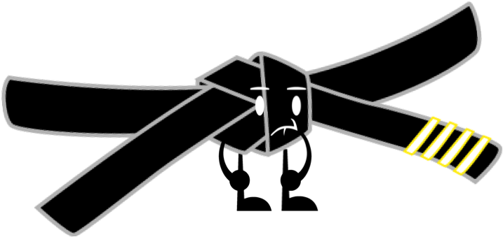 Black Belt - Master Black Belt Png (730x351), Png Download