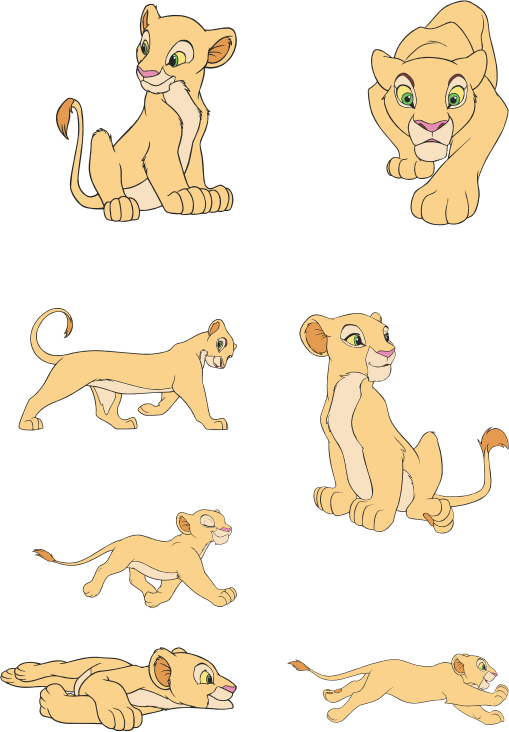Nala Lion King Character - Lion King Lioness Pillow Case (509x732), Png Download