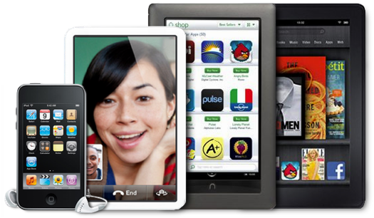 Amazon's Kindle Fire Tablet Was Releasd Today, And - Ipod Touch (530x323), Png Download