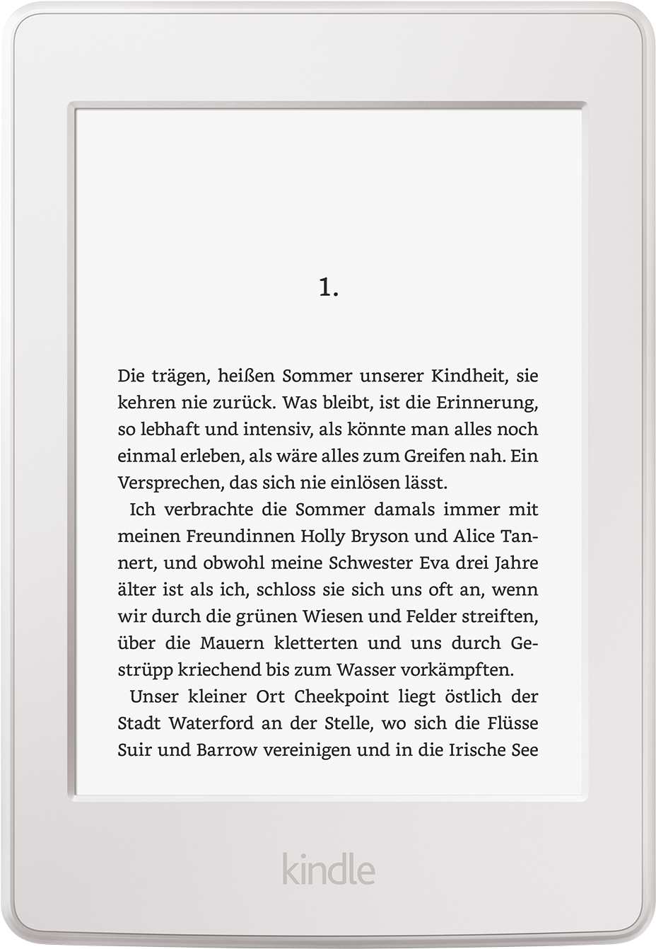 Amazon Kindle Paperwhite 3 (2015) White E-book Reader (1500x1500), Png Download