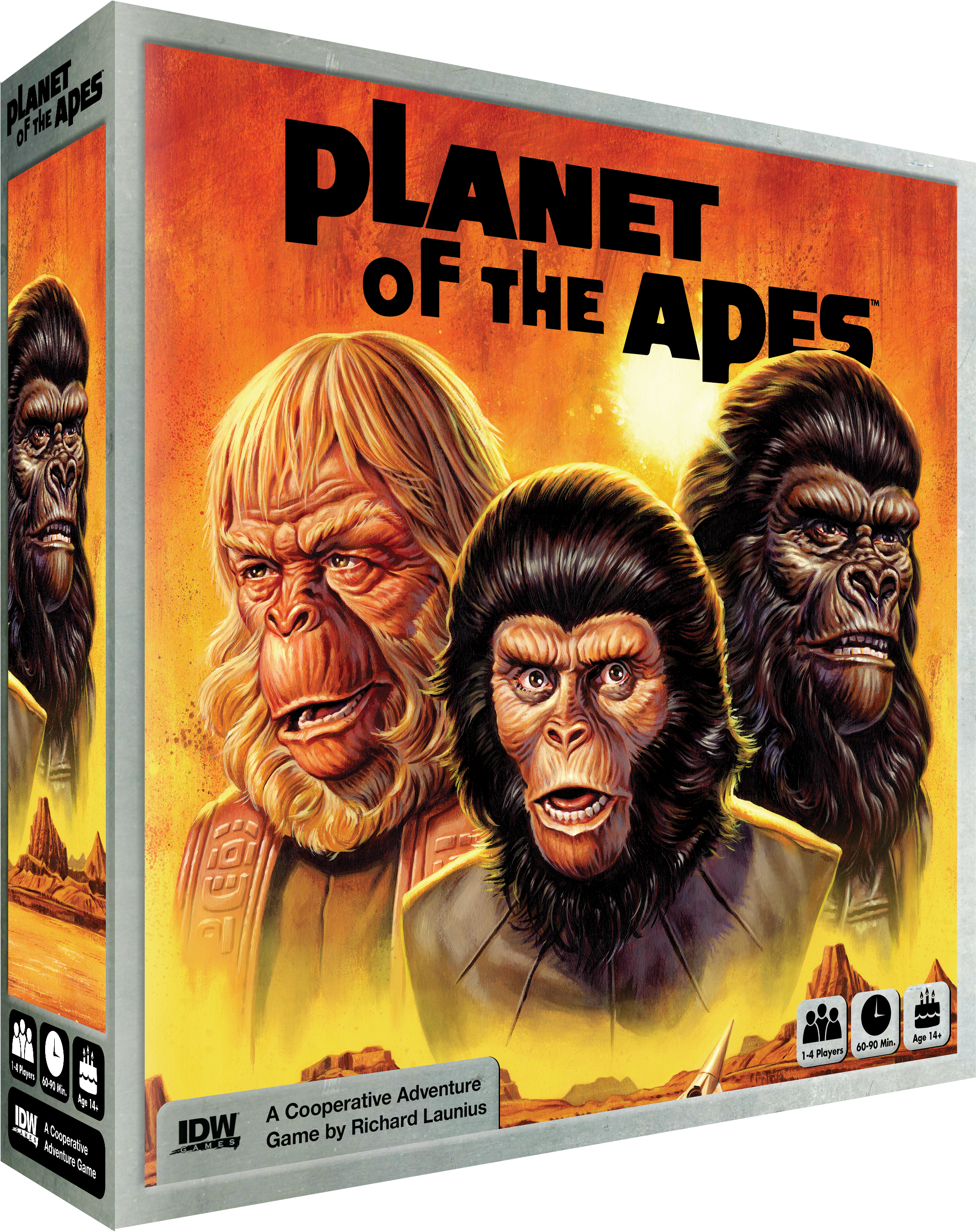 Pota Boxmock-transparent - Planet Of The Apes Miniatures Game (3000x3000), Png Download