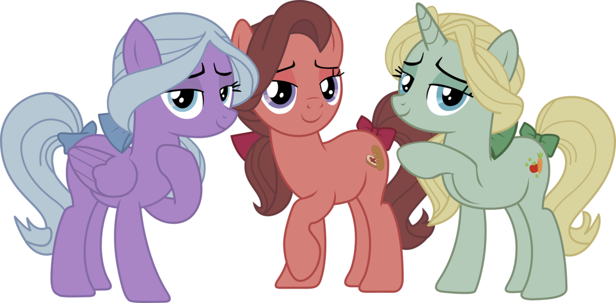 Sethistobula On Twitter - Feather Bangs Harem Mlp (1200x590), Png Download