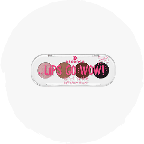 Essence Lips Go Wow! Lip Art Palette Braun 03 (500x500), Png Download