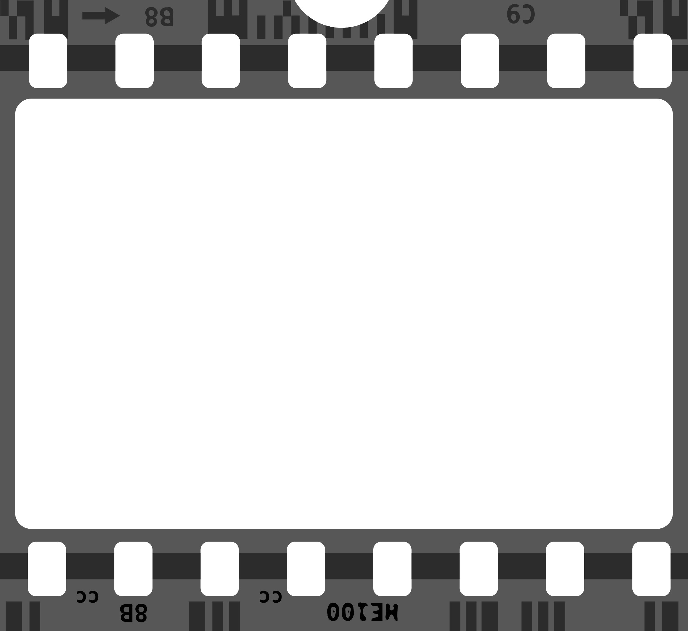 Png Film Strip - Film Strip (2400x2202), Png Download