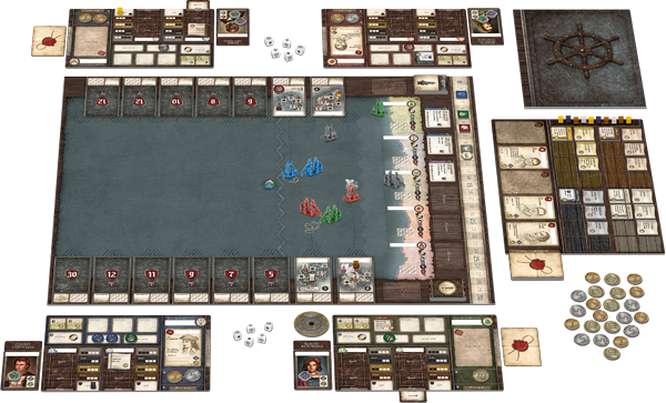 Seafall, From Legacy Concept Creator Rob Daviau, Has - Seafall Game (600x363), Png Download