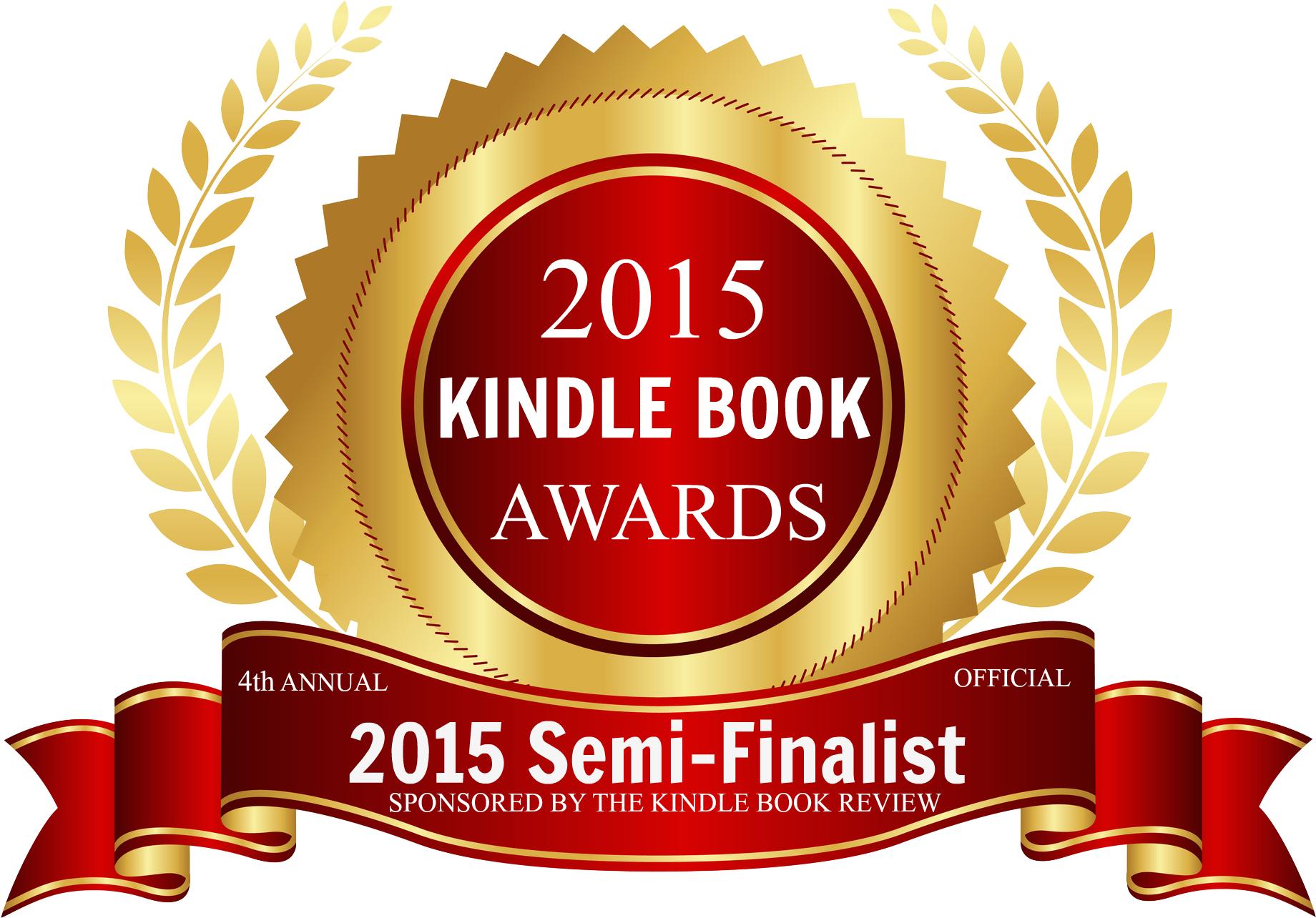 Semi-finalist 2015 Kindle Book Awards - Book Awards (1963x1527), Png Download