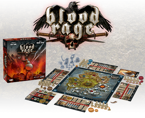 Blood Rage - Blood Rage Game Night Kit (600x492), Png Download