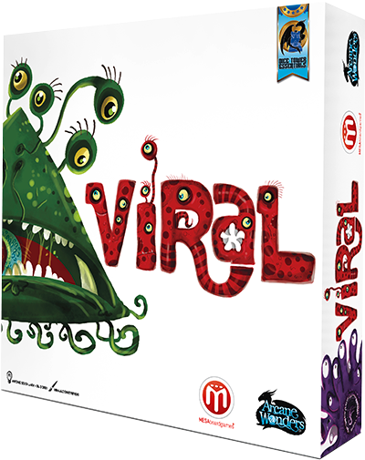 Arcane Wonders And Mesa Board Games Are Bringing The - Arcane Wonders Viral Board Game (450x538), Png Download