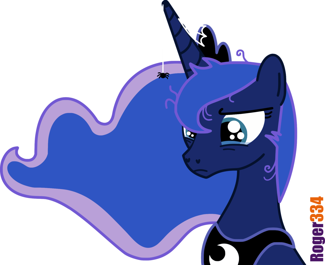 Roger334, Fedex, Messy Mane, Pony, Princess Luna, Sad, - Princess Luna (1259x1024), Png Download