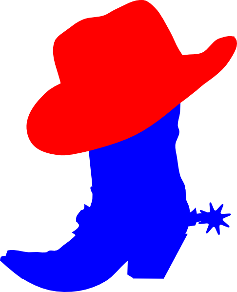 Red Cowboy Hat Svg Clip Arts 486 X 598 Px (486x598), Png Download