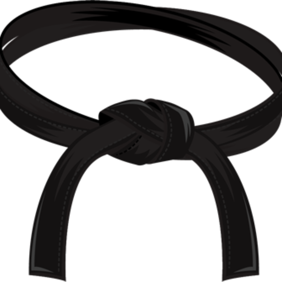 Black Belt (978x978), Png Download