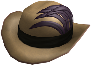 Fancy Feathered Cowboy Hat - Hard Hat (420x420), Png Download